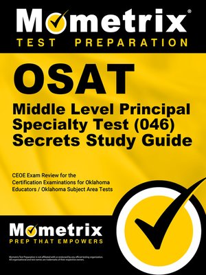 cover image of OSAT Middle Level Principal Specialty Test (046) Secrets Study Guide